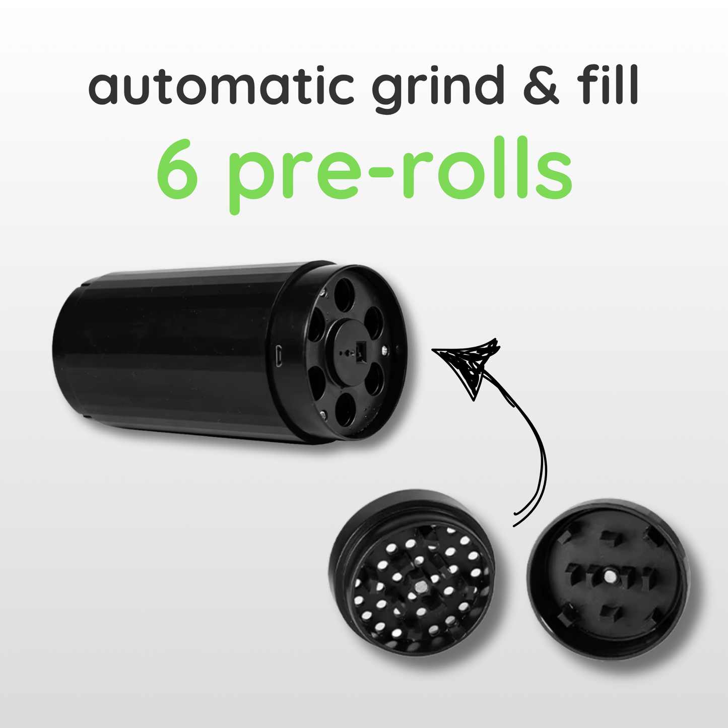 2-in-1 automatic grinder